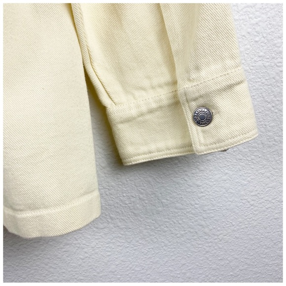 NWT Bloggers Favorite‎ Zara Overshirt Jacket w/ Embroidered Patches Size Medium - Picture 13 of 16